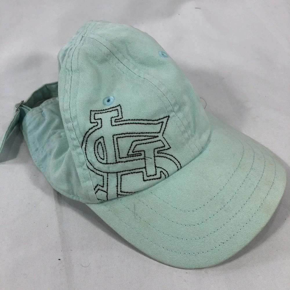 ST LOUIS CARDINALS NIKE HAT CAP LIGHT BLUE STRAP BACK ADJUSTABLE DISCOLORED OSFM - Picture 3 of 15